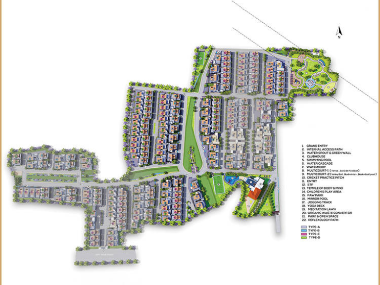 purva sparkling springs masterplan